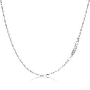 9K White Gold Filled Chain Necklace
